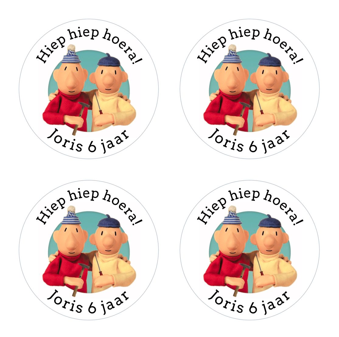 cadeausticker,sticker,stickers met naam,sticker verjaardag,stickersbestellen,stickerstraktatie,sluitstickers,buurman en buurman sticker,kant en klaar traktatie,trakteren