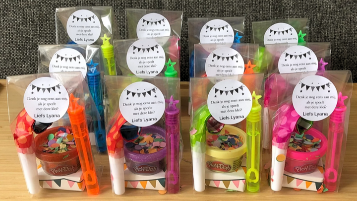 Kant en klaar traktaties, kinderverjaardag / afscheid – Traktatiefabriek