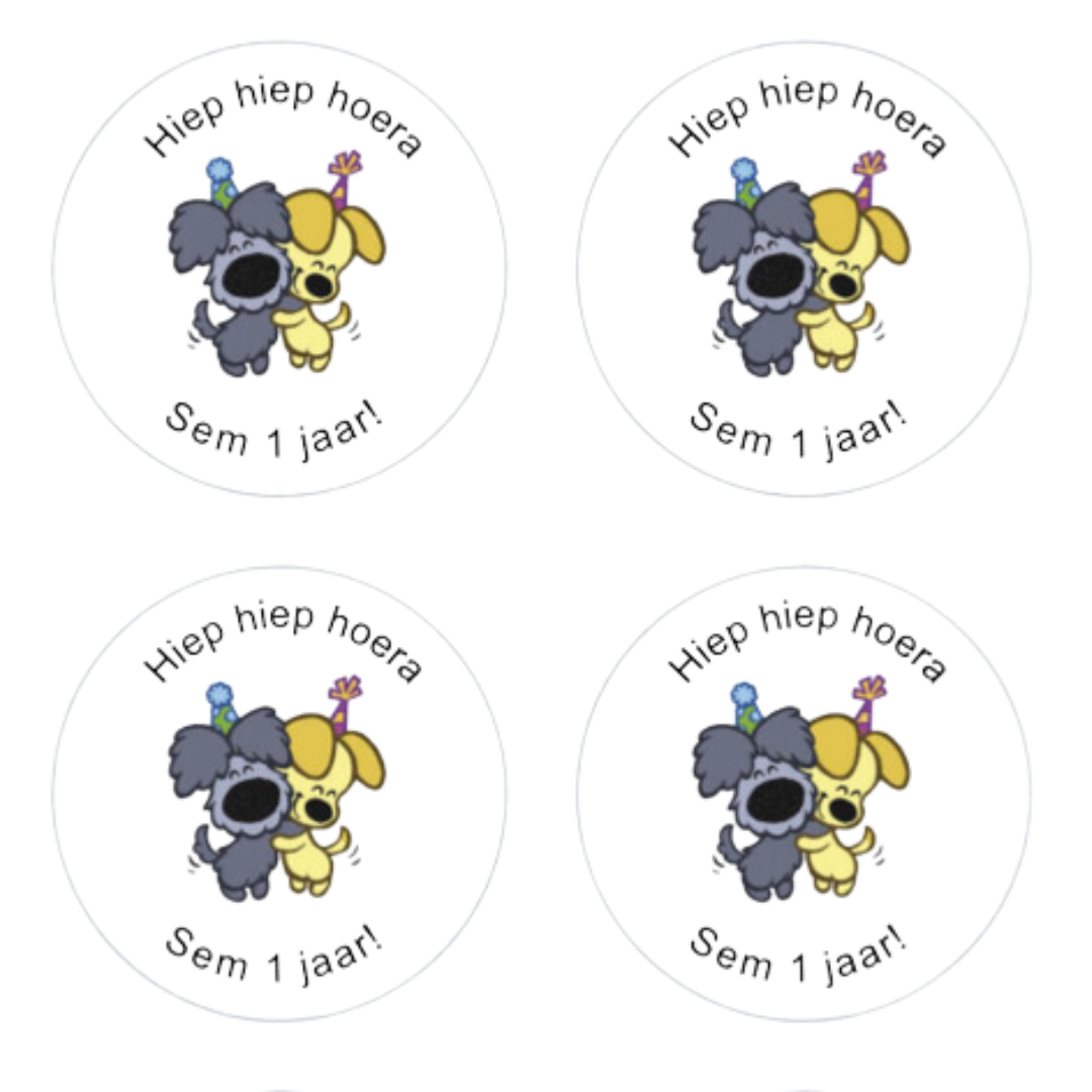 cadeausticker,sluitsticker,traktatiesticker,gepersonaliseerde sticker,kant en klaar traktatie,kant en klare traktatie
